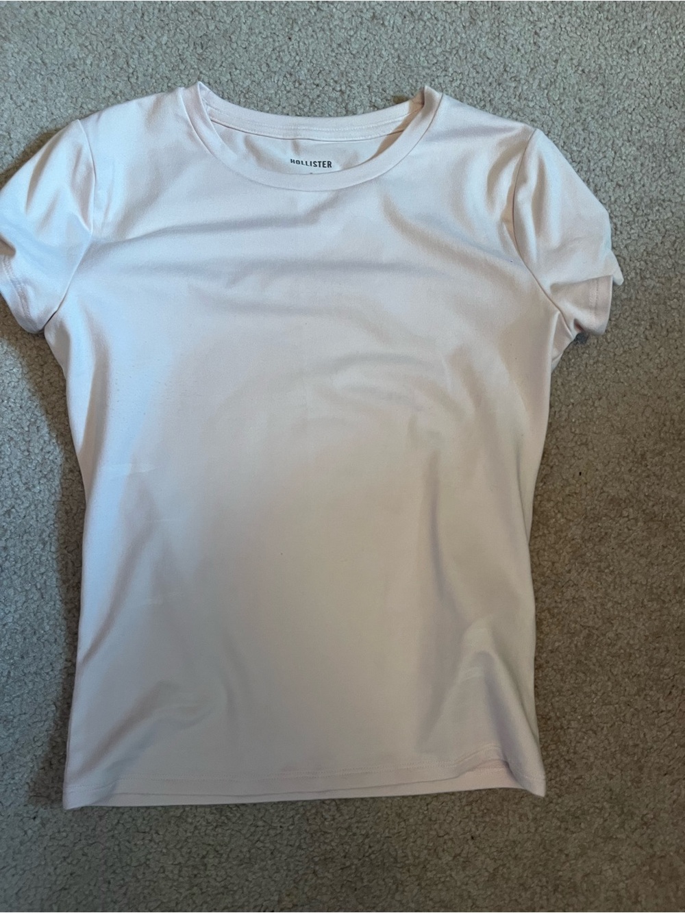Hollister Pale Pink Short Sleeve Tee